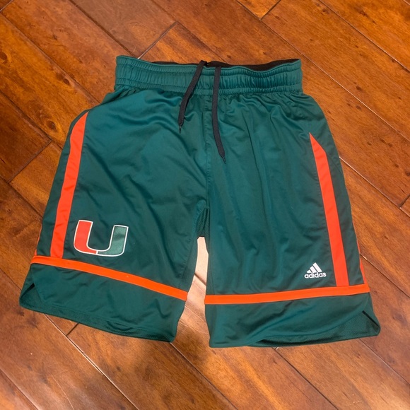 adidas Shorts Miami Hurricanes Basketball Shorts Poshmark